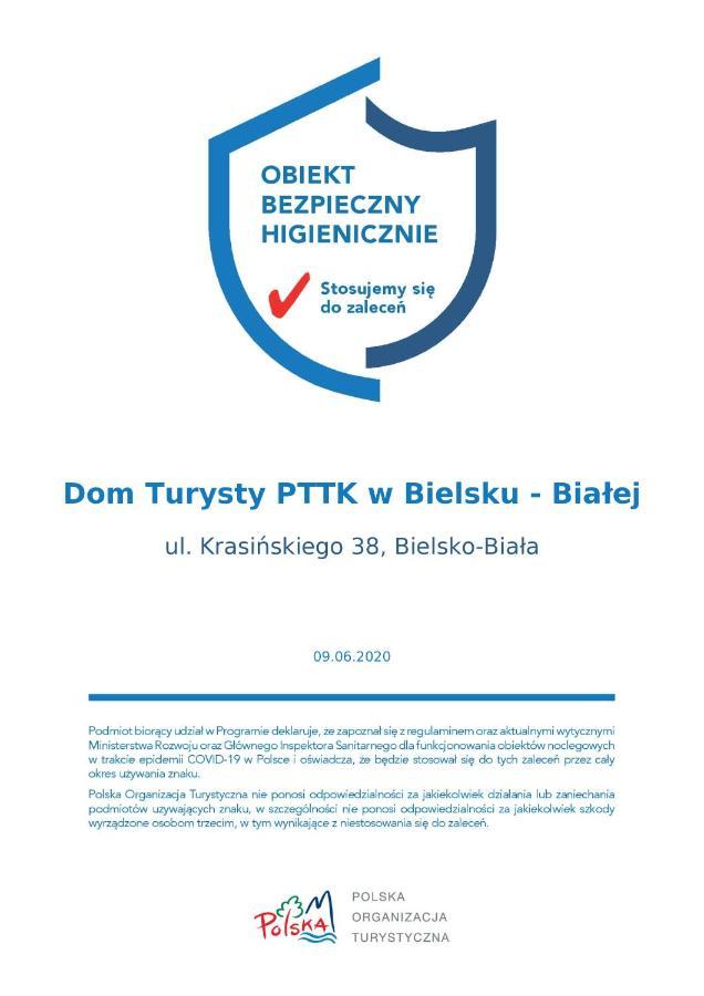 Dom Turysty Pttk W Bielsku - Bialej Hotel Bielsko-Biała Kültér fotó